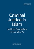 Cover: Criminal Justice in Islam - I.B. Tauris