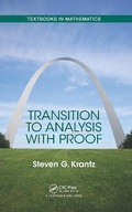 Cover: Transition to Analysis with Proof - CRC Press