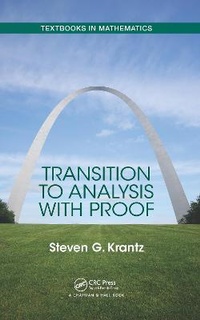 Abbildung von: Transition to Analysis with Proof - CRC Press