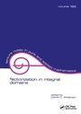 Cover: Factorization in Integral Domains - CRC Press