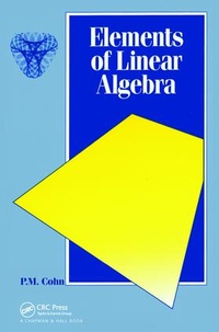 Abbildung von: Elements of Linear Algebra - Routledge