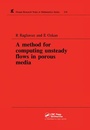 Cover: A Method for Computing Unsteady Flows in Porous Media - CRC Press