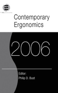 Cover: Contemporary Ergonomics 2006 - CRC Press