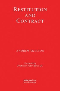 Enlarge image Cover: Restitution and Contract - CRC Press