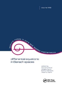 Enlarge image Cover: Differential Equations in Banach Spaces - CRC Press