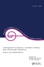 Cover: Orthogonal Functions - CRC Press