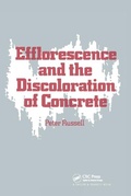 Cover: Efflorescence and the Discoloration of Concrete - CRC Press