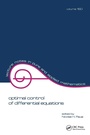 Cover: Optimal Control of Differential Equations - CRC Press
