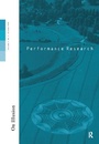 Cover: Performance Research 1.3 - Routledge