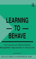 Cover: Learning to Behave - Routledge