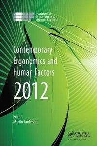 Enlarge image Cover: Contemporary Ergonomics and Human Factors 2012 - CRC Press