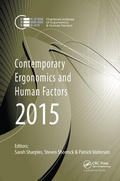 Cover: Contemporary Ergonomics and Human Factors 2015 - CRC Press