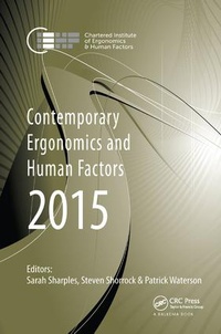 Enlarge image Cover: Contemporary Ergonomics and Human Factors 2015 - CRC Press