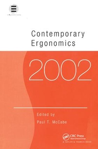 Enlarge image Cover: Contemporary Ergonomics 2002 - CRC Press