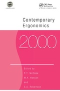 Cover: Contemporary Ergonomics 2000 - CRC Press