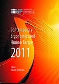 Cover: Contemporary Ergonomics and Human Factors 2011 - CRC Press