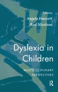 Cover: Dyslexia In Children - Routledge