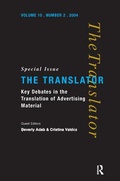 Cover: Key Debates in the Translation of Advertising Material - Routledge