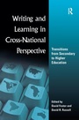 Cover: Writing and Learning in Cross-national Perspective - Routledge