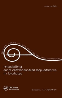 Enlarge image Cover: Modeling and Differential Equations in Biology - Routledge