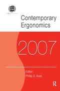 Cover: Contemporary Ergonomics 2007 - CRC Press