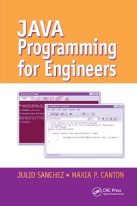 Enlarge image Cover: Java Programming for Engineers - CRC Press