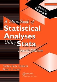 Enlarge image Cover: Handbook of Statistical Analyses Using Stata - CRC Press
