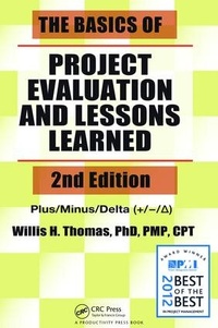 Enlarge image Cover: The Basics of Project Evaluation and Lessons Learned - CRC Press