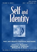 Cover: Self- and Identity-Regulation and Health - Psychology Press Ltd