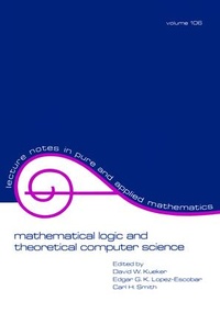 Abbildung von: Mathematical Logic and Theoretical Computer Science - CRC Press