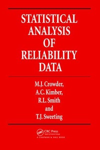 Enlarge image Cover: Statistical Analysis of Reliability Data - Routledge