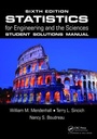 Cover: Statistics for Engineering and the Sciences Student Solutions Manual - CRC Press