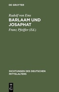 Cover: Barlaam und Josaphat - De Gruyter