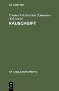Cover: Rauschgift - De Gruyter