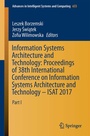 Cover: Information Systems Architecture and Technology: Proceedings of 38th International Conference on Information Systems Architecture and Technology - ISAT 2017 - Springer