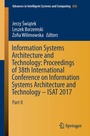 Cover: Information Systems Architecture and Technology: Proceedings of 38th International Conference on Information Systems Architecture and Technology - ISAT 2017 - Springer