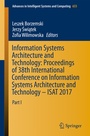 Cover: Information Systems Architecture and Technology: Proceedings of 38th International Conference on Information Systems Architecture and Technology - ISAT 2017 - Springer