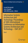 Cover: Information Systems Architecture and Technology: Proceedings of 38th International Conference on Information Systems Architecture and Technology - ISAT 2017 - Springer