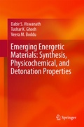 Cover: Emerging Energetic Materials: Synthesis, Physicochemical, and Detonation Properties - Springer