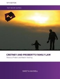 Cover: Cretney and Probert's Family Law - Sweet & Maxwell