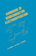 Cover: Handbook of Semiconductor Electrodeposition - CRC Press