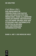 Cover: Die Indische Welt - De Gruyter