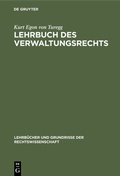 Cover: Lehrbuch des Verwaltungsrechts - De Gruyter