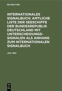 Abbildung von: Jan. 1955 - De Gruyter