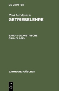 Abbildung von: Geometrische Grundlagen - De Gruyter