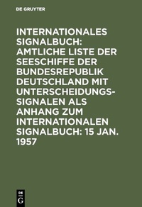 Abbildung von: 15 Jan. 1957 - De Gruyter