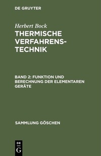 Abbildung von: Funktion und Berechnung der elementaren Geräte - De Gruyter