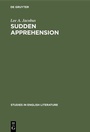 Cover: Sudden Apprehension - De Gruyter Mouton
