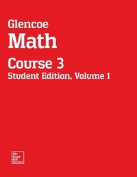 Enlarge image Cover: Glencoe Math, Course 3, Student Edition, Volume 1 - McGraw-Hill Inc.,US