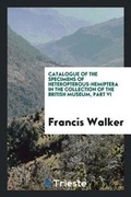 Cover: Catalogue of the Specimens of Heteropterous-Hemiptera in the Collection of the British Museum, Part VI - Trieste Publishing